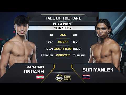 Ramadan Ondash vs. Suriyanlek | Muay Thai Full Fight