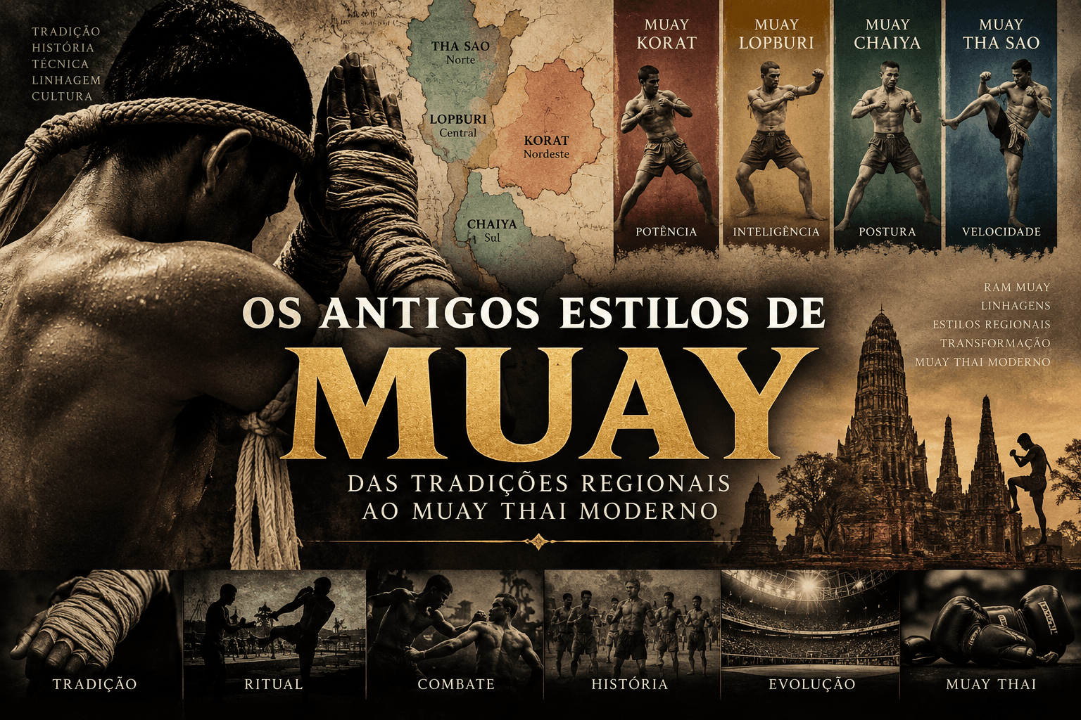 The Ancient Styles of Muay and the Formation of Muay Thai: Korat, Lopburi, Chaiya, Tha Sao, and the Forgotten Lineages of Siam