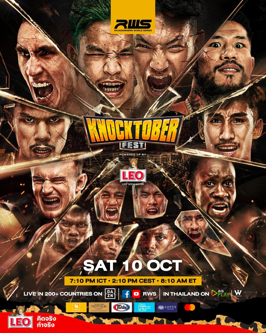 RWS Launches Special October Campaign with KNOCKTOBERFEST Press Conference at Rajadamnern Stadium